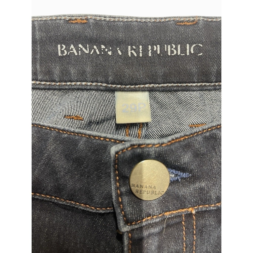 Banana Republic Slim Straight Jeans Women's  Size 29 Blue Dark Wash Jeans